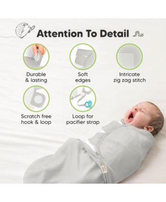 3pk Soothe Baby Swaddle, Organic Baby Swaddle Sleep Sacks, Newborn, Infant Swaddle Sack