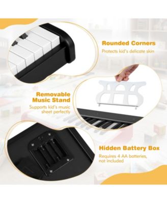 30-Key Kids Digital Piano with Music Stand, Ideal for 3+ Years Old Beginners