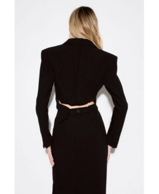 Women's Premium Pleat Back Blazer