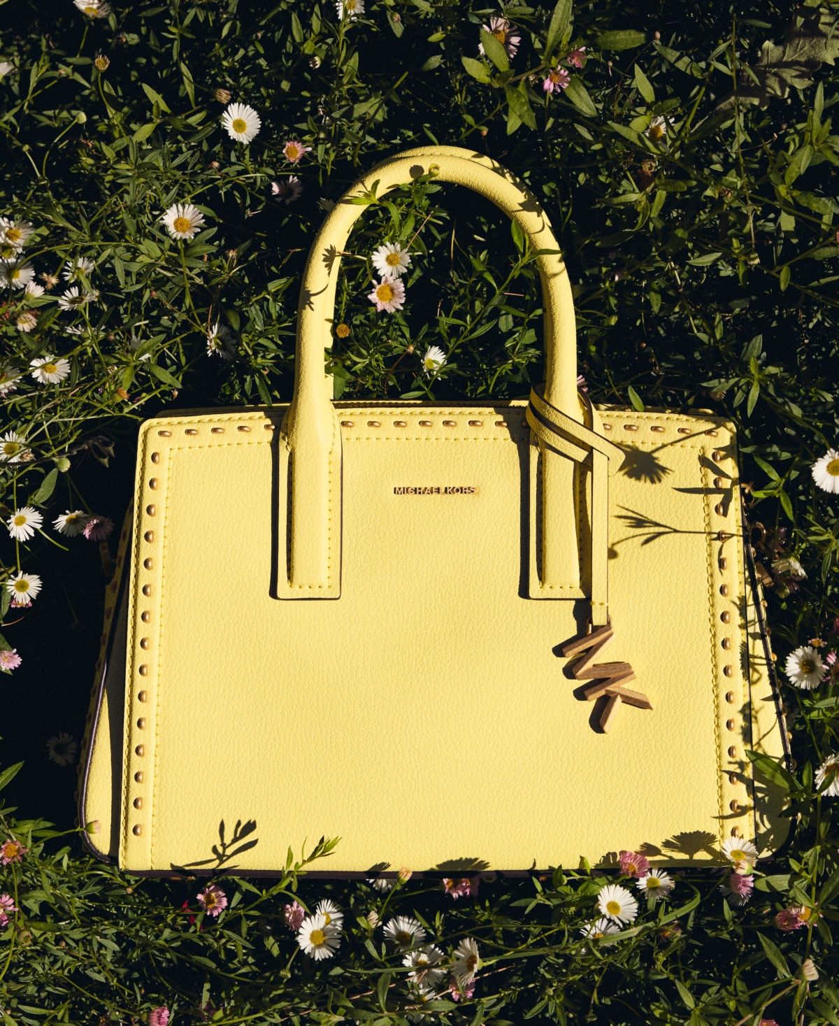 Michael Kors Laila Center Zip Small Satchel Bag