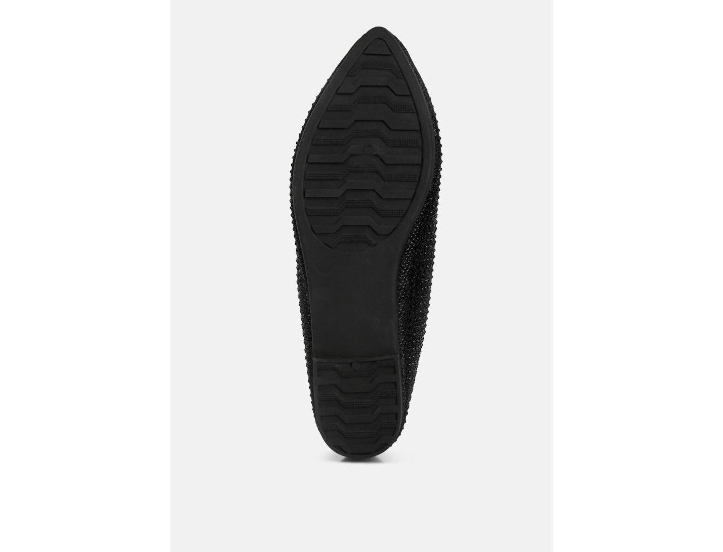Женские балетки London Rag Denki Studded Ballerina Flats, цвет: Чёрный — фото 7