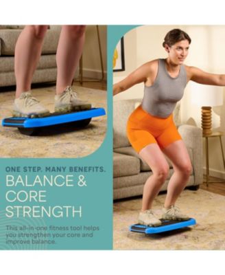 4-in-1 Balance Board & Step Platform – Adjustable Slant Board for Home Workouts, Non-Slip Design