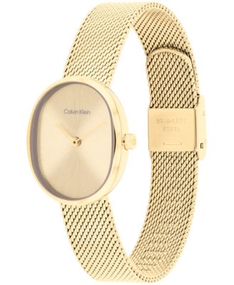 Women's Euphoria Gold Tone Stainless Steel Mesh Bracelet Watch, 23.2mm