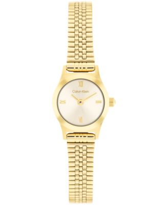 Women's CK Contemporary Gold Tone Stainless Steel Bracelet Watch, 18mm