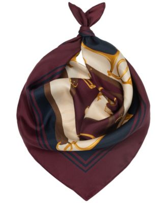 Equestrian Small Square Scarf