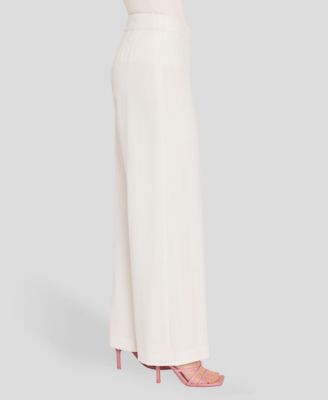 Petite Wide-Leg Mid-Rise Pants