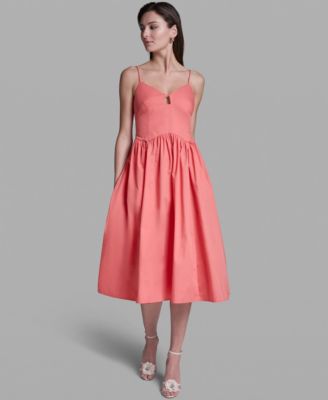 Women's Sleeveless Midi Dress