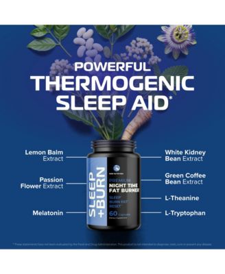 Night Time Fat Burner to Shred While You Sleep | Belly Fat Burner, Carb Blocker & Weight Loss Support Supplements | 2 Pack