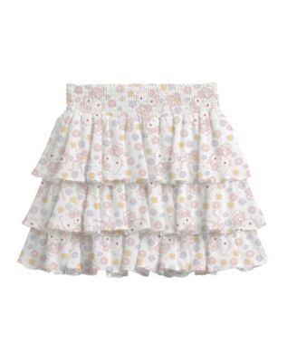 Girls' 7-16 Printed 3-Tier Skirt