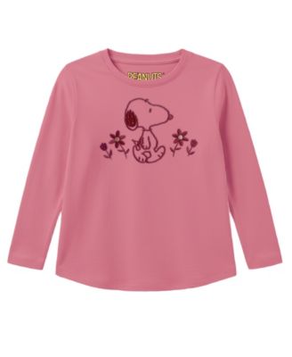 Girls' 7-16 Snoopy Long-Sleeve T-Shirt