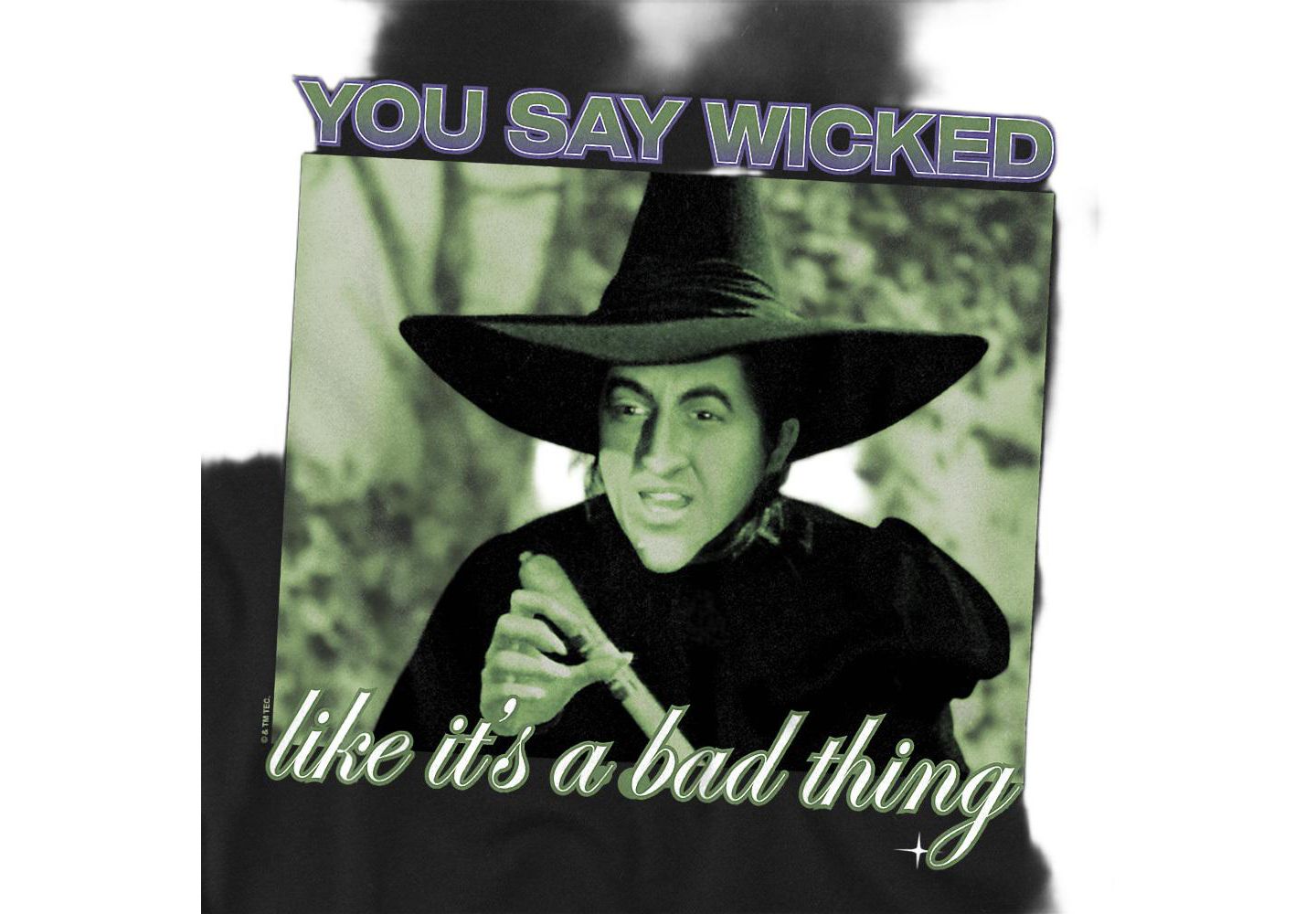 Мужская футболка Wizard Of Oz Wicked Witch, цвет: Чёрный — фото 2