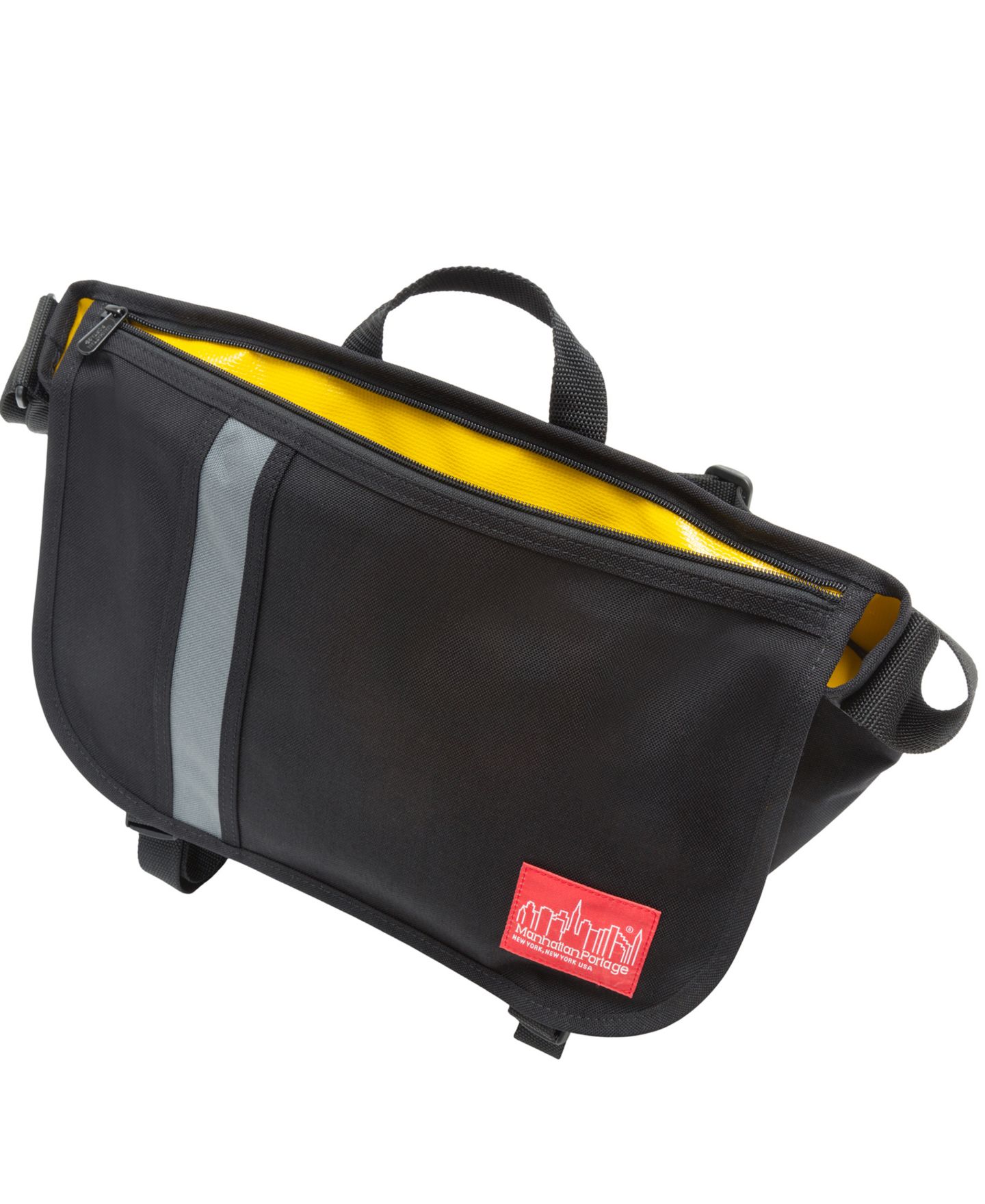 Женская сумка Manhattan Portage Medium Dana's Messenger, цвет: Чёрный / Серый — фото 2