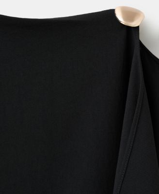 Women's Short Asymmetrical Sleeve Dress