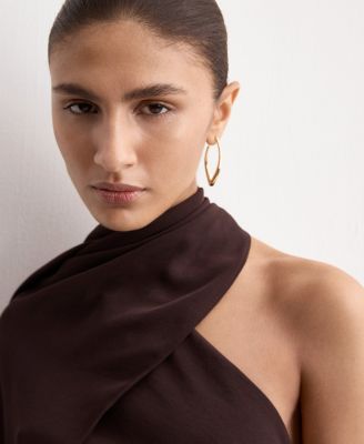 Women's Asymmetrical Scarf Dress