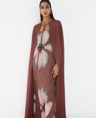 Women's Tie Detail Long Cape