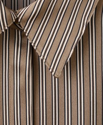 Women's Satin Striped Shirt