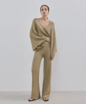 Women's Mid-Rise Knitted Pants