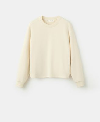 Women's Round-Neck Cotton Sweatshirt