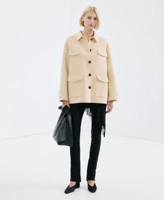 Women's Pockets Wool Jacket