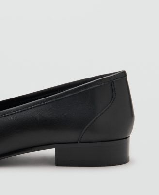 Women's Buckle Leather Moccasins