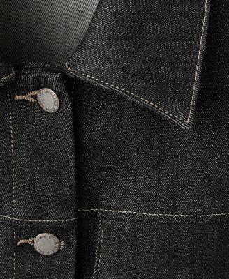 Women's Pockets Fitted Denim Jacket