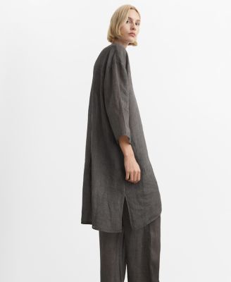 Women's Ramie Overdyed Effect Pants