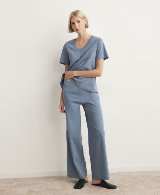 Women's Cotton Short-Sleeved Pajama T-Shirt