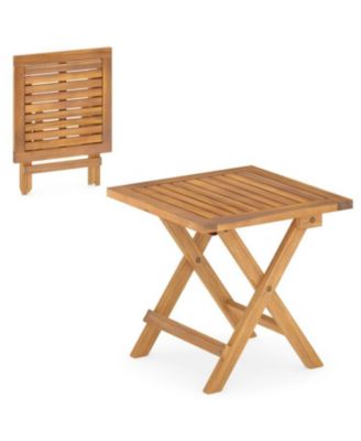 Compact Outdoor Folding Side Table for Patio, Garden & Balcony