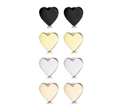 Heart Stud Earrings