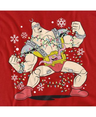 Men's Robot Krang Christmas Lights T-Shirt