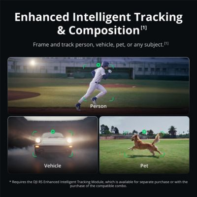 RS 5 Combo Handheld Gimbal Stabilizer + Wireless Microphone Set + USB Wall Charger