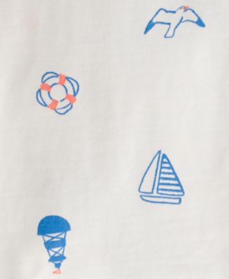 Boys' 2T-5T Nautical Pocket Short-Sleeve T-Shirt