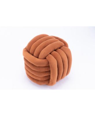 Ottoman Vanity Stool Knotted Chenille Fabric, Modern, Stylish