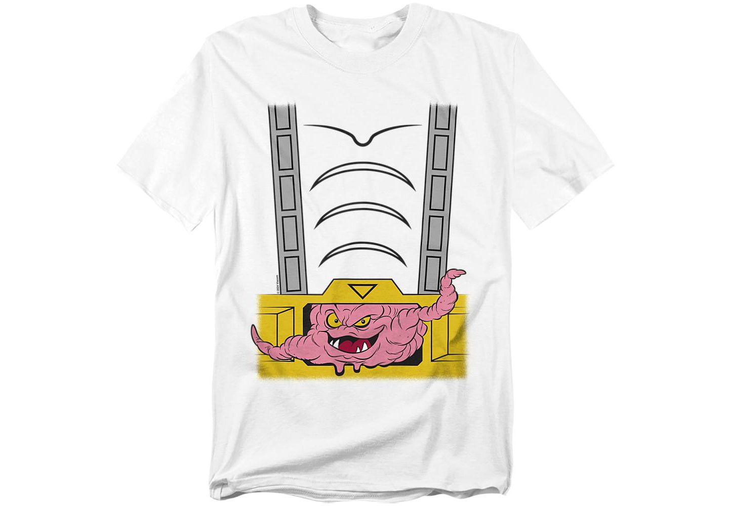 Мужская футболка Teenage Mutant Ninja Turtles Krang Suit, цвет: Белый — фото 1