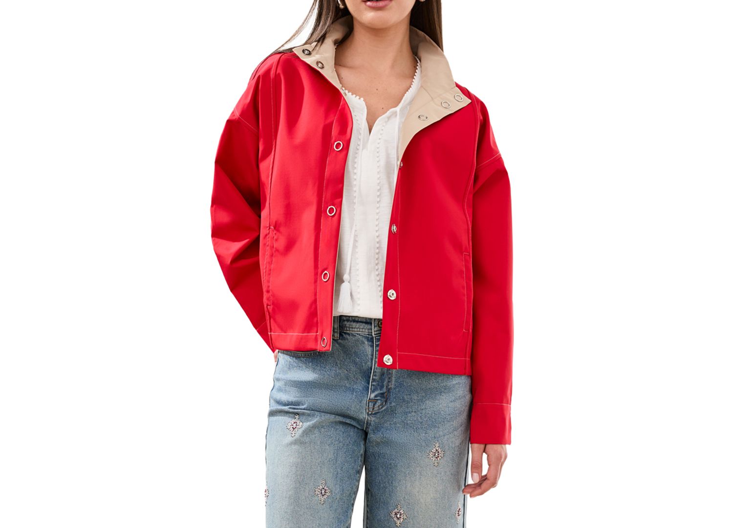 Women's Reversible Snap-Front Jacket
