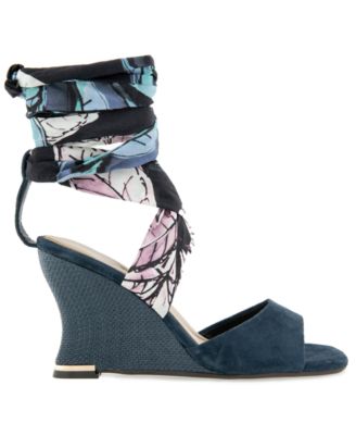 Women's Fabia Ankle-Wrap Wedge Sandals