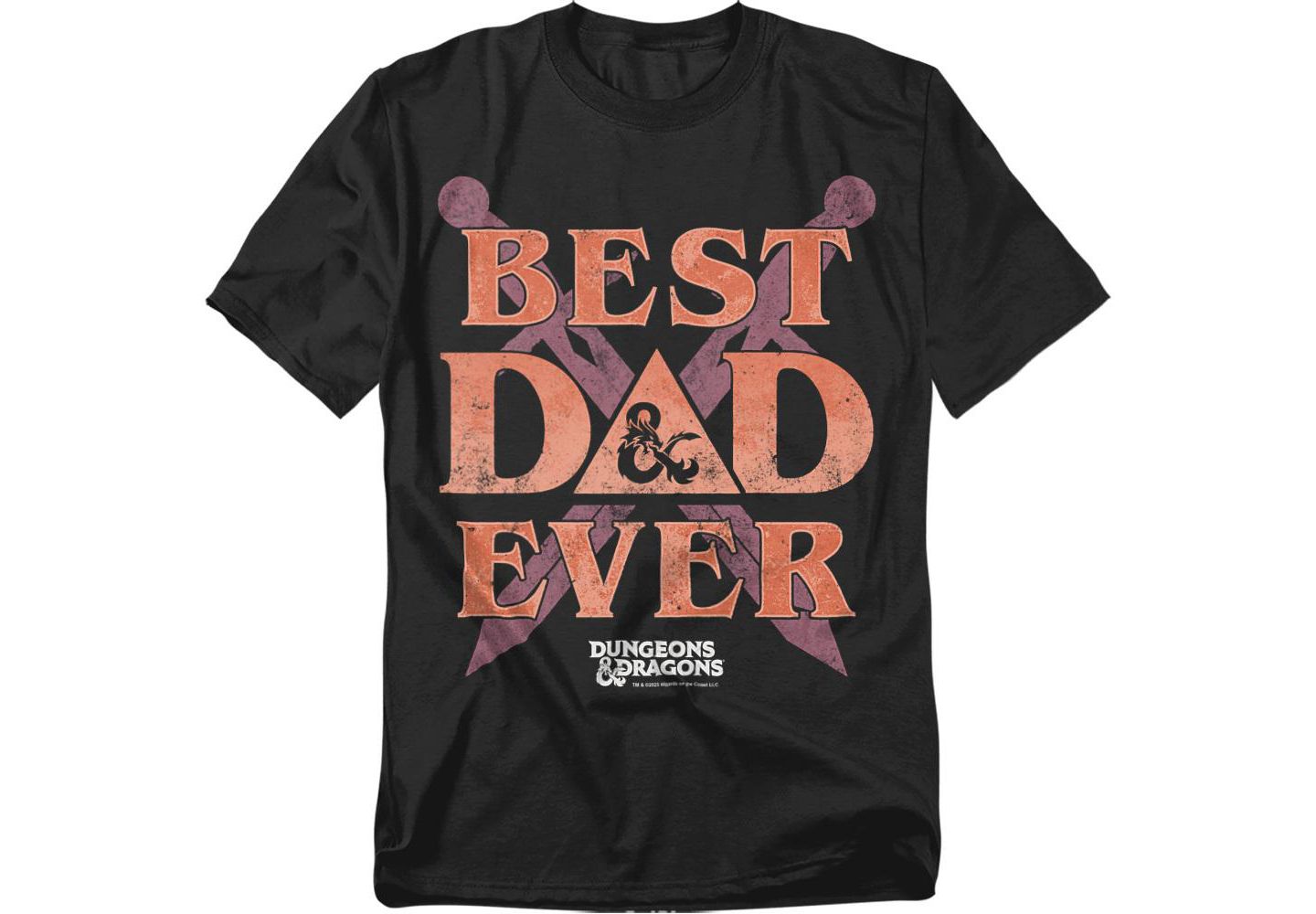 Мужская футболка D&D Best DD Dad Ever, цвет: Чёрный — фото 1