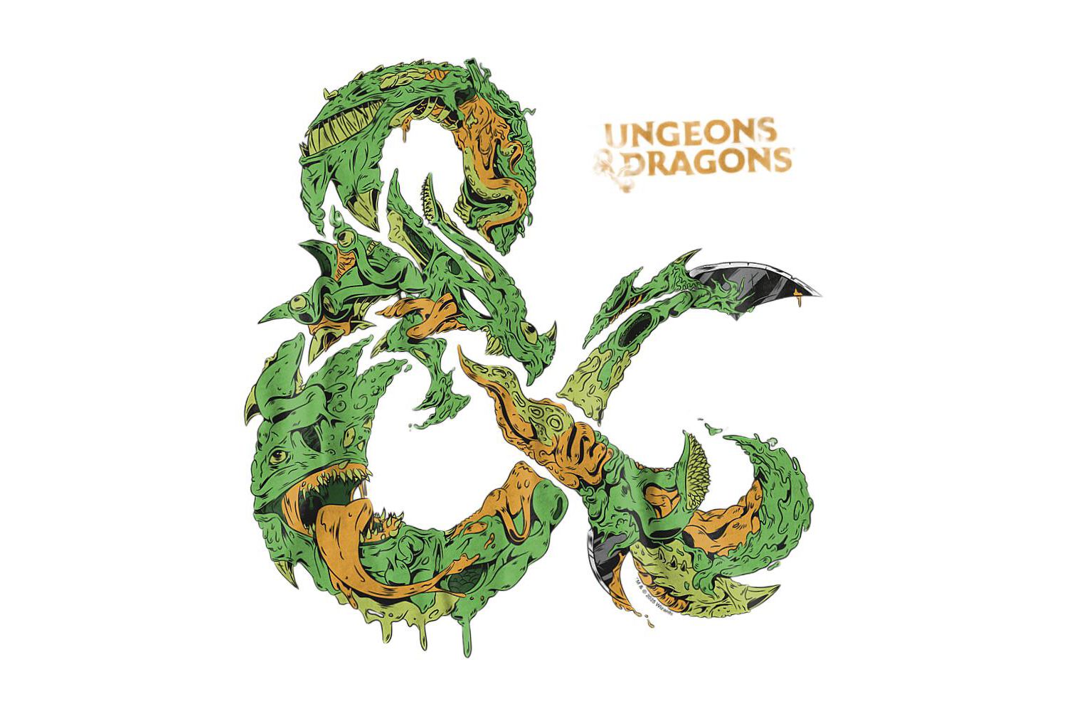Big & Tall Dungeons And Dragons Monster Logo T-Shirt