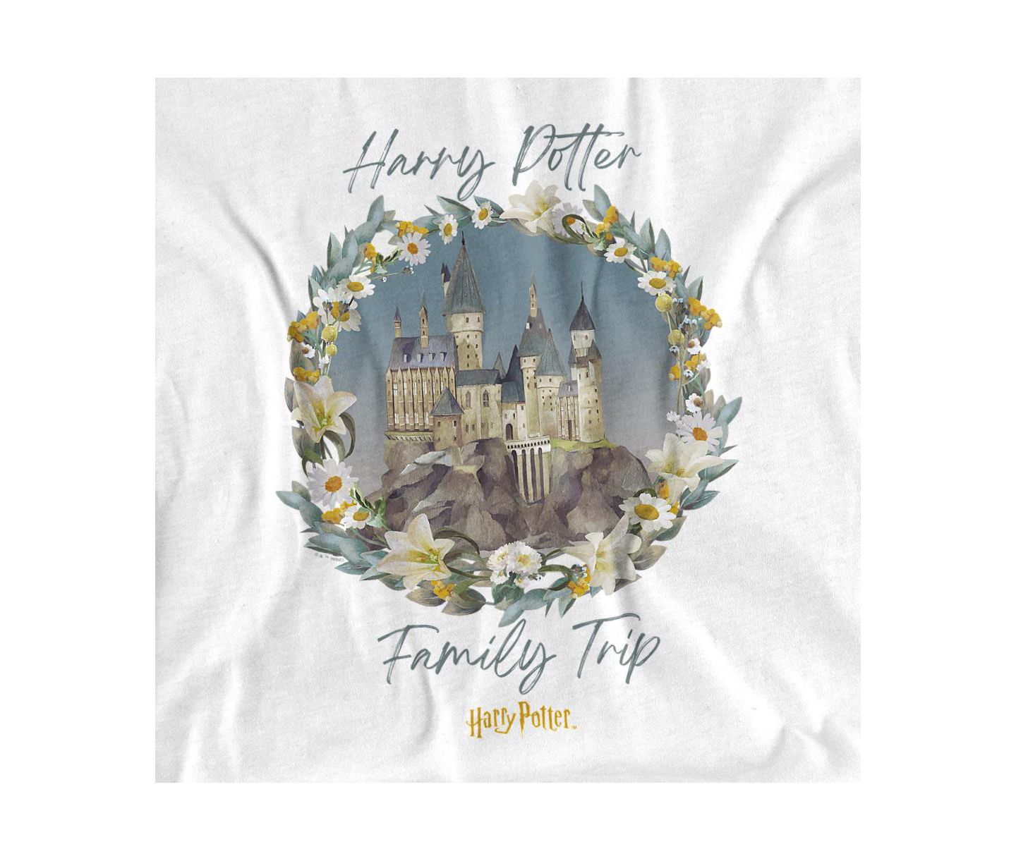 Мужская футболка Harry Potter Hogwarts Family Trip Watercolor, цвет: Белый — фото 3