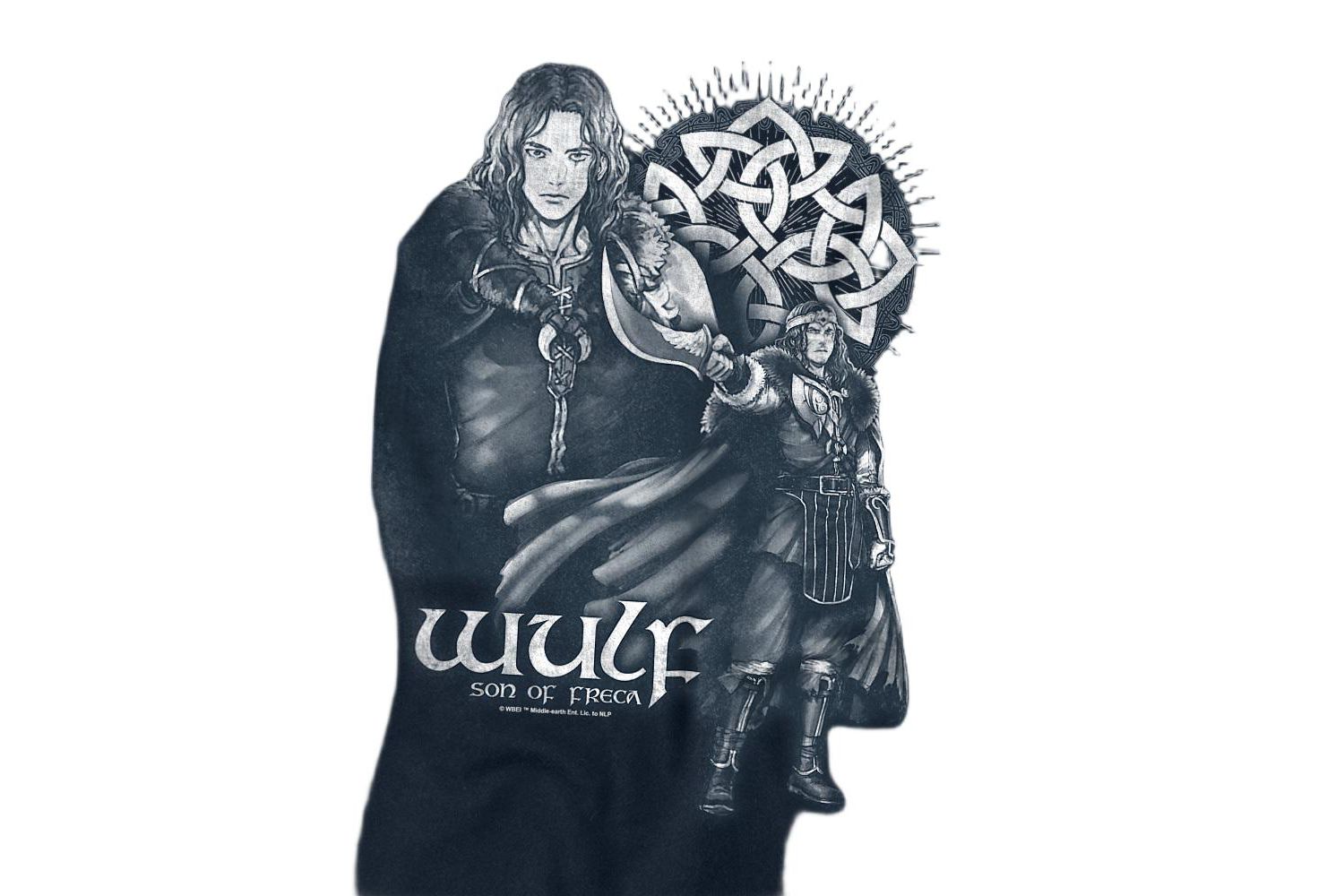 Men's War Of The Rohirrim Wulf Sword Point T-Shirt