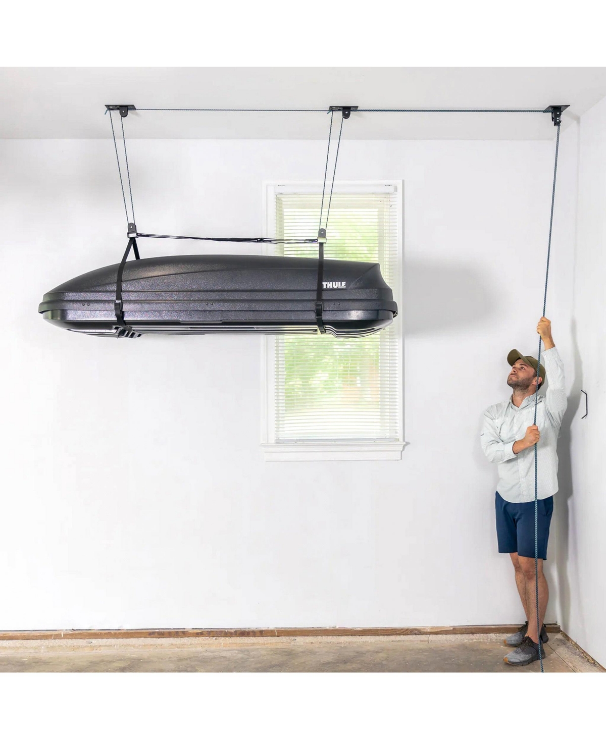 StoreYour EasyLift Cargo Box Hoist | Holds up to 150 lbs