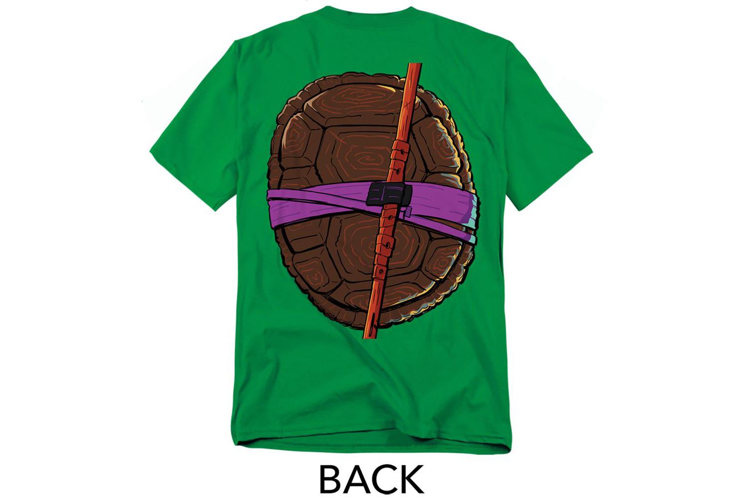 Men's Mayhem Donatello Shell Front Back T-Shirt