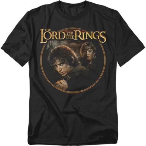 Мужская футболка Lord Of The Rings Big & Tall The Frodo Sam Band, цвет: Чёрный