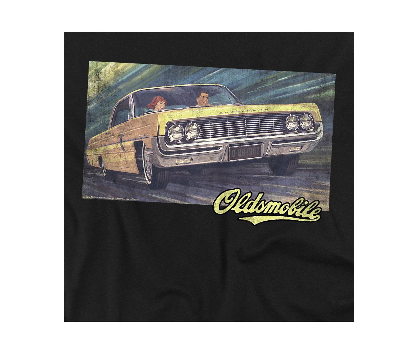 Мужская футболка Logovision Oldsmobile Coupe Painting, цвет: Чёрный — фото 2