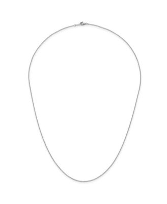 Solid 950 Platinum 1.1mm Cable Chain Necklace - 16-24 Inch