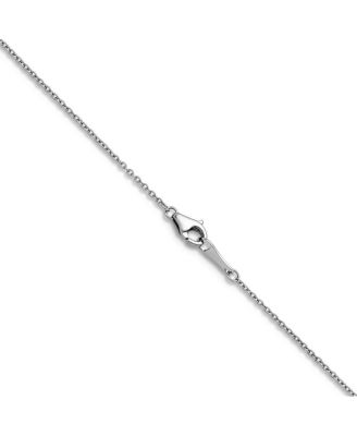 Solid 950 Platinum 1.1mm Cable Chain Necklace 16-24 Inch Chain Necklace