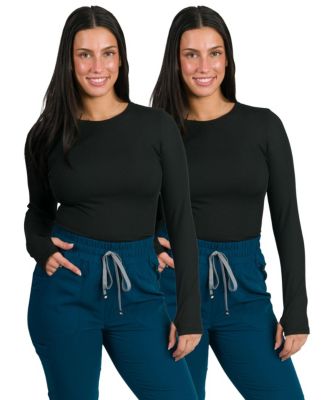 Women's 2-Pack MG-Glide Ribbed Underscrub