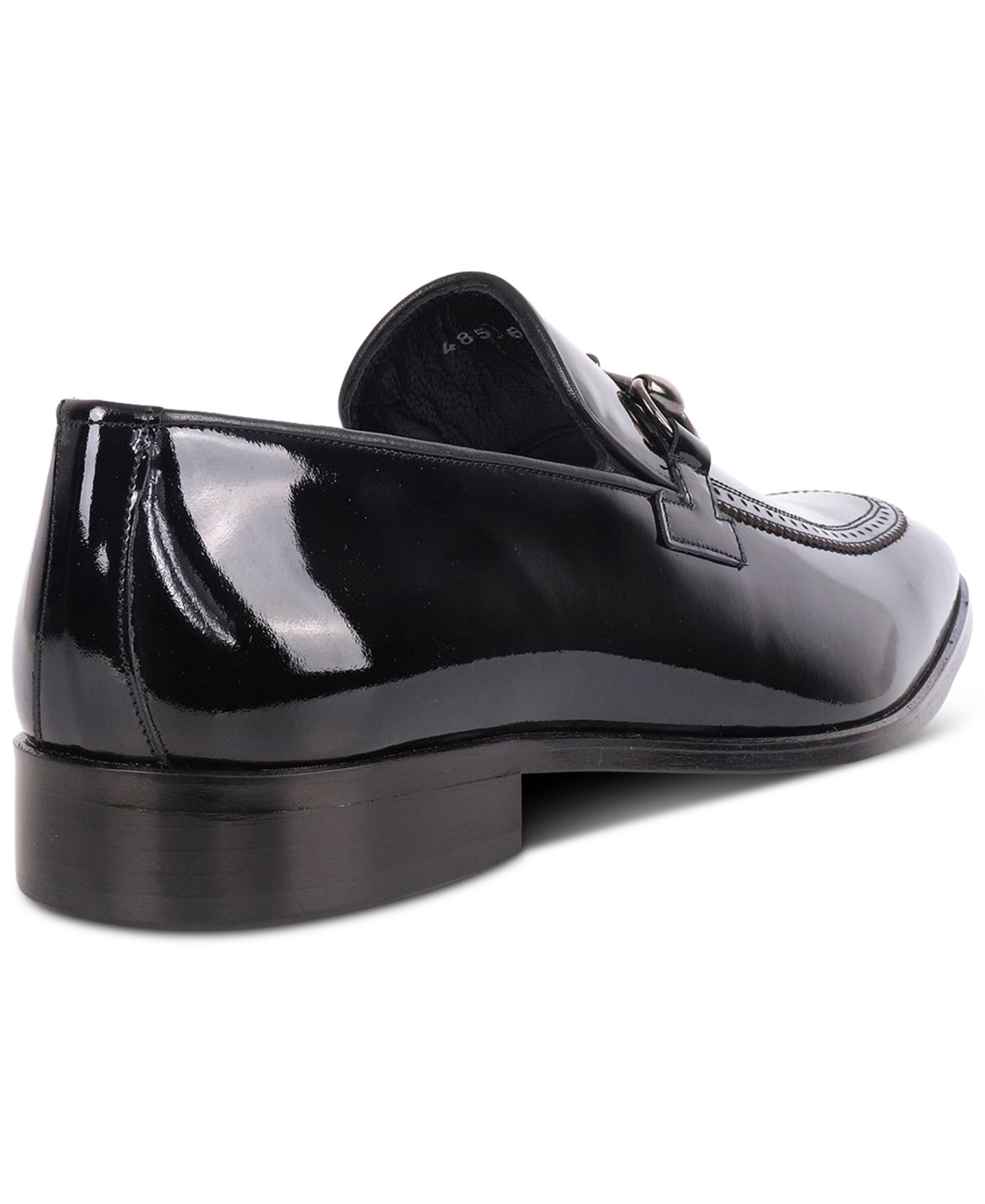 Мужские туфли VELLAPAIS Edroy Horsebit Buckle Slip-On Dress Loafers, цвет: Чёрный — фото 3