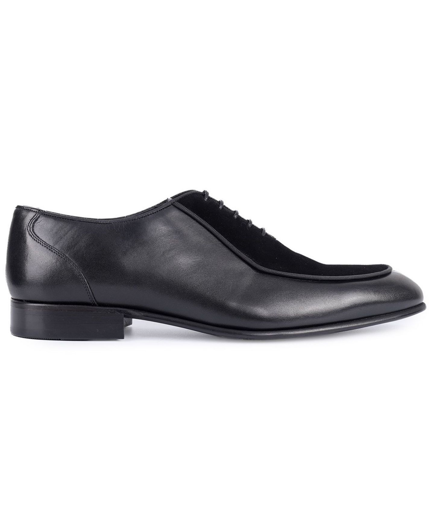 Обувь VELLAPAIS Men's Ovalo Lace-Up Oxford Dress Shoes, цвет: Чёрный — фото 2