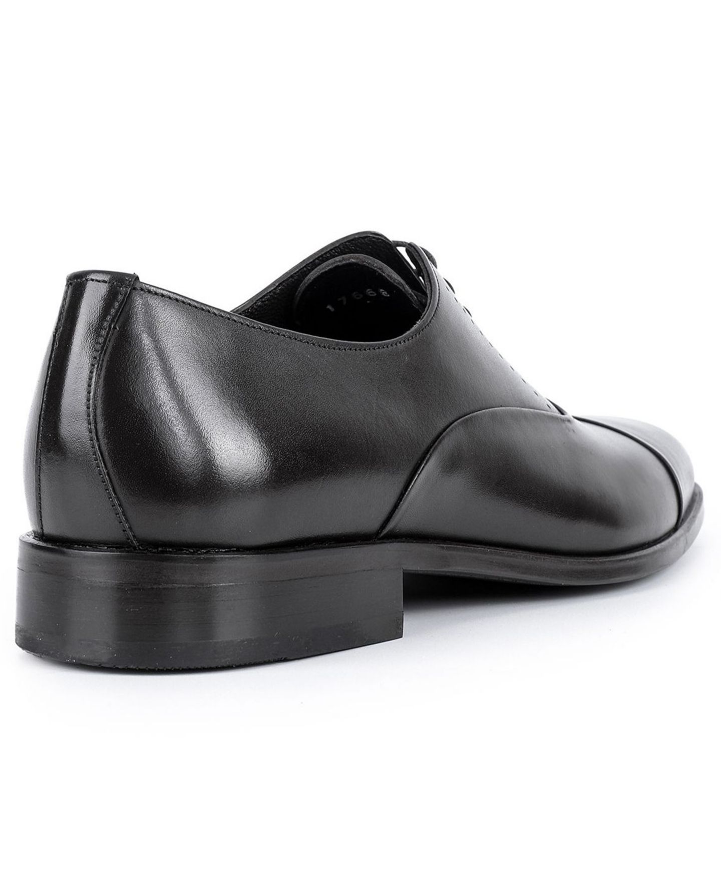 Мужские туфли VELLAPAIS Dinero Lace-Up Oxford Dress Shoes, цвет: Чёрный — фото 3